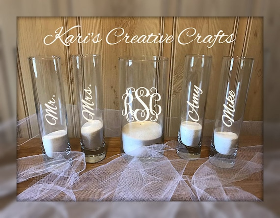 unity sand ceremony sets personalized