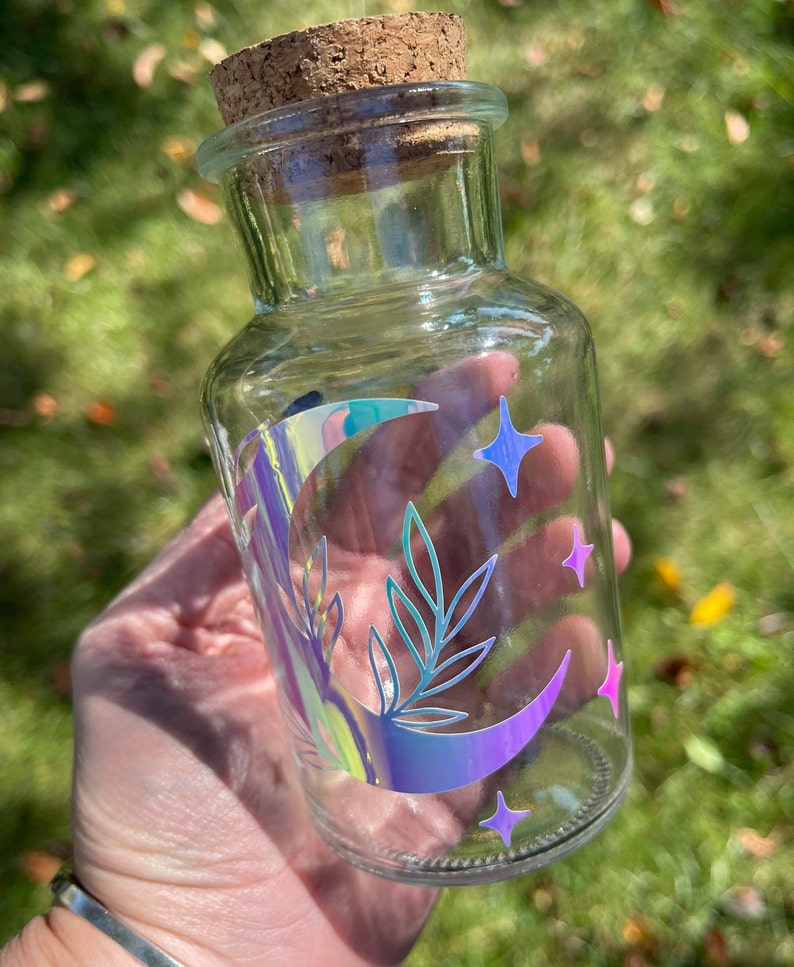 Moon Water Jar Moon Water Moon Water Bottle Moon Ritual Etsy