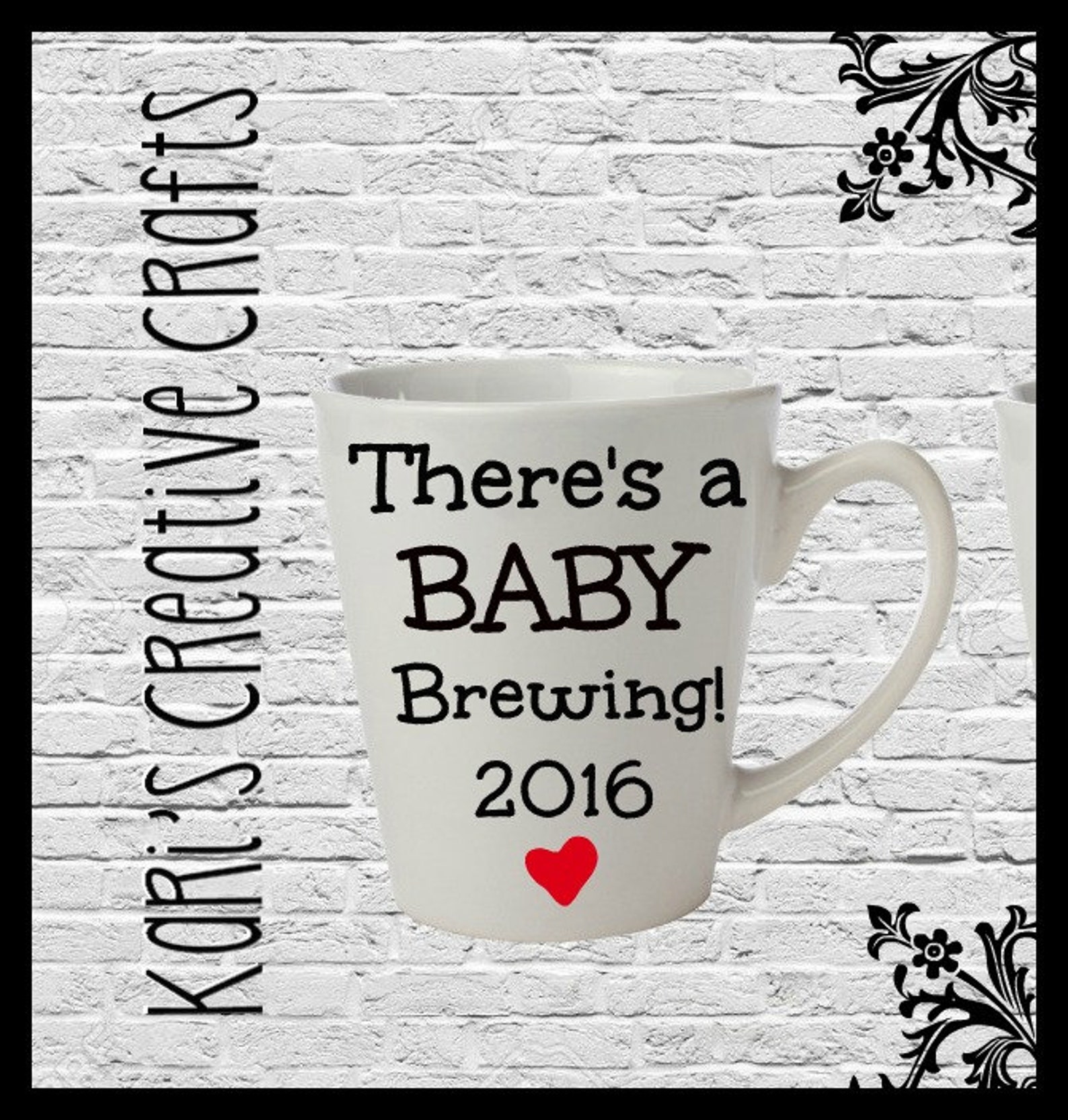 Pregnancy Announcement Pregnancy Coffee Cup Expecting Coffee Etsy
