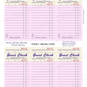 NEW Guest Check Printables updated Version - Etsy UK