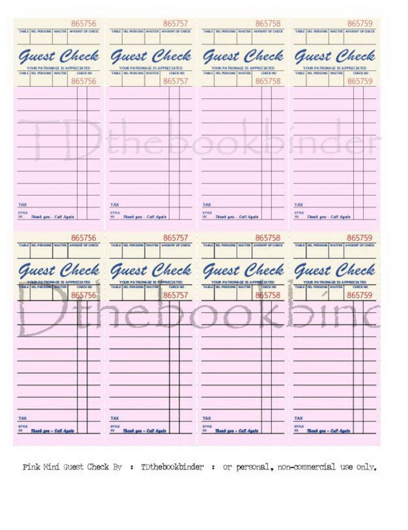 guest-check-printable