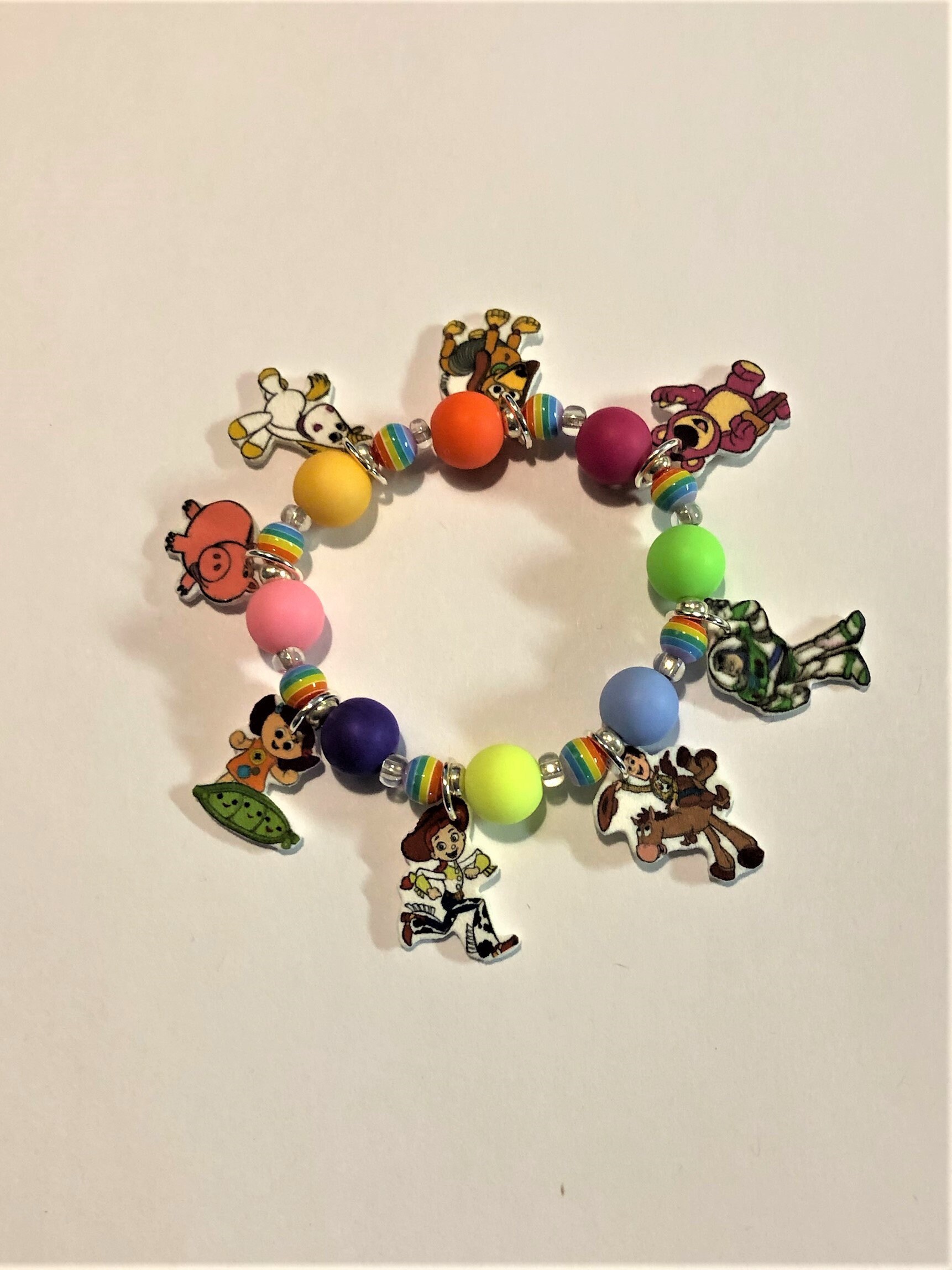 Toy Story Charm Bracelet Toy Story Bracelet Toy Story Etsy