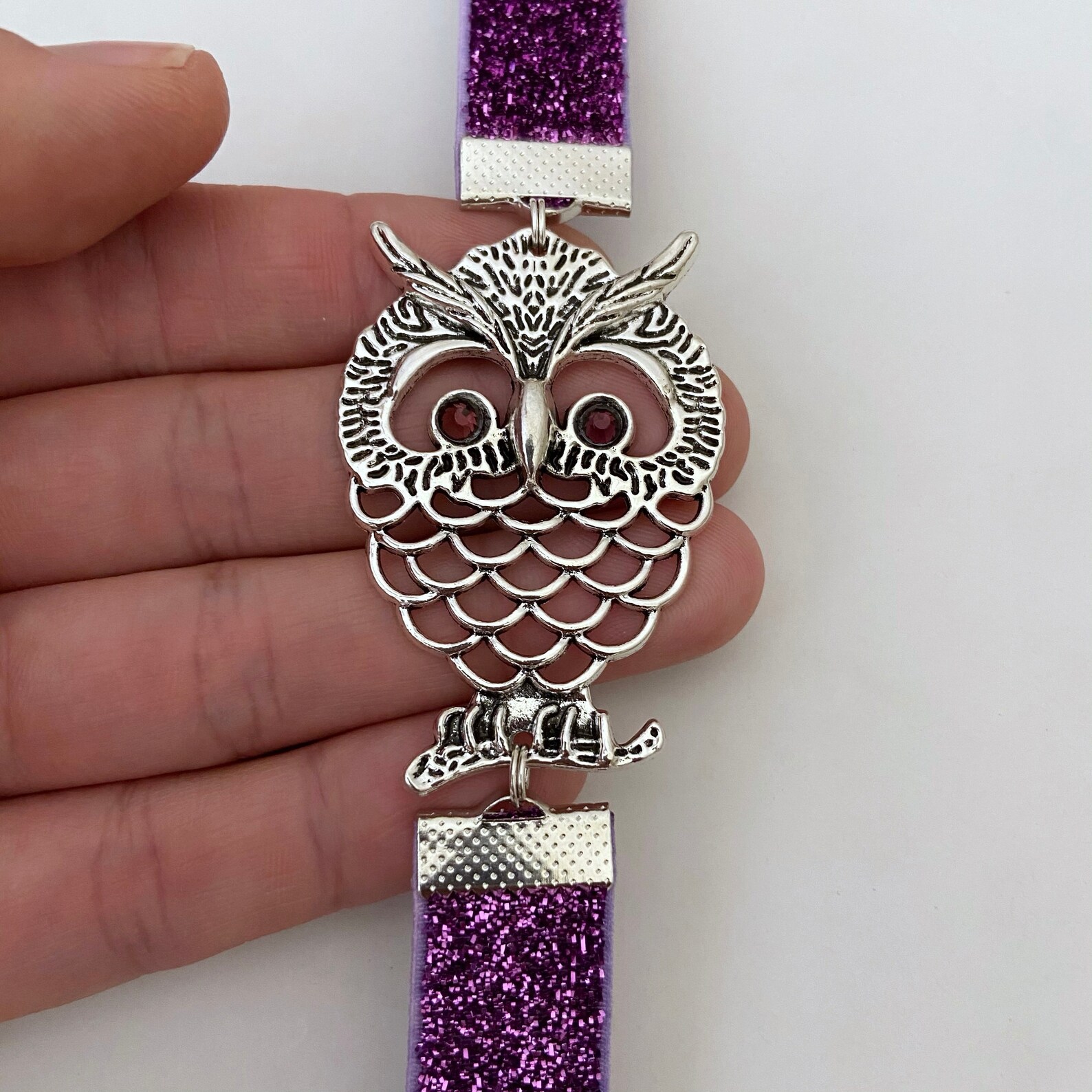Owl teacher gift Harry Potter Owl elastic bookmark Stretch Etsy