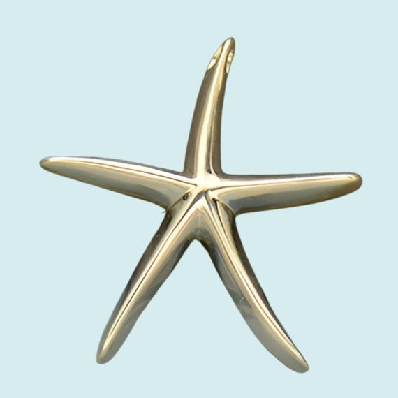 Sterling Silver Starfish Bead, Starfish Pendant, Under the Sea Charms, Ocean Lover Gift, Ocean Charms, Beach Jewelry, Starfish Necklace