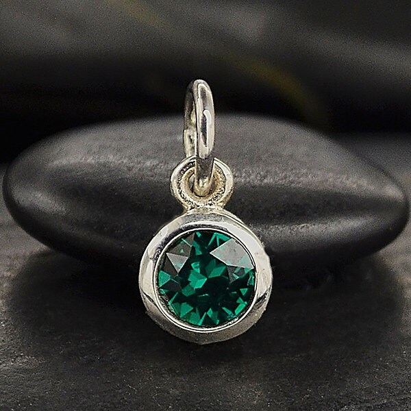 Ciondolo portafortuna da donna in argento sterling 925 con