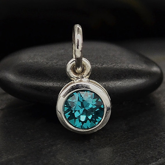 GOUWO Ciondolo Con Pietra Portafortuna In Argento 925, Per Collane E Bracciali, Regalo Personalizzato Per Compleanno, Festa Della Mamma, Natale - 4