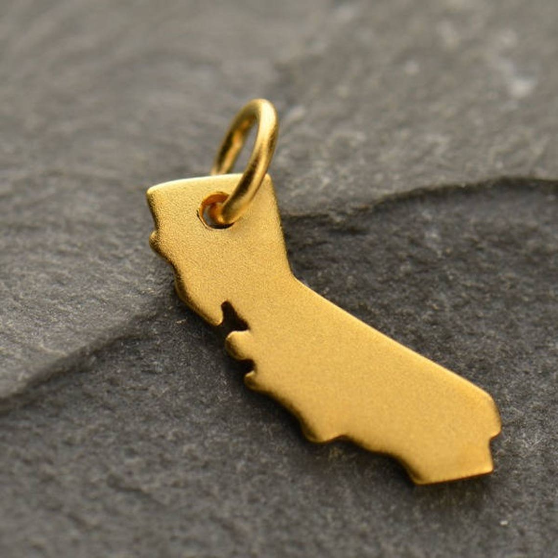 Sterling Silver California State Charm California State Etsy
