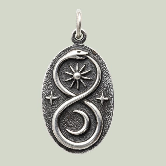 Ciondolo Infinito Simbolo Eternità in Argento Sterling 925 Ciondolo Infinito Simbolo Eternità in Argento Sterling 925