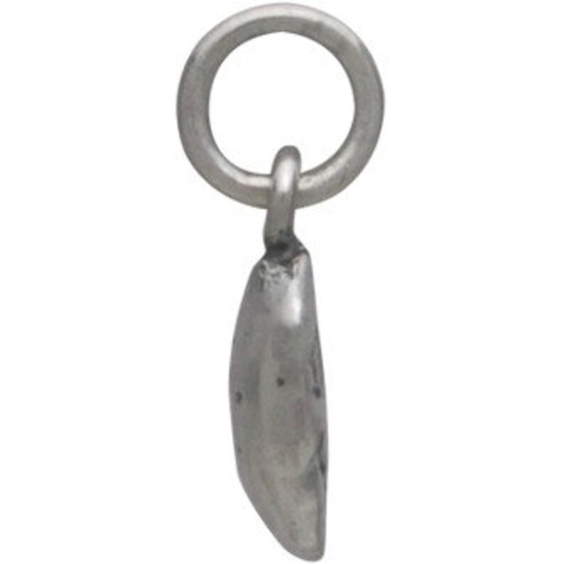 Sterling Silver Coffee Bean Coffee Bean Charm Silver Coffee Etsy