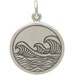 Sterling Silver Ocean Wave, Etched Ocean Pendant, Etched Wave Pendant ...
