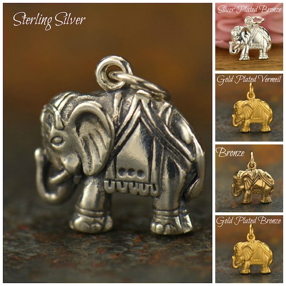 Sterling silver elephant jewelry deals