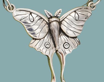 Collier Papillon En Argent Tibétain - Style Ethnique, Femme, Mi-long, Neuf Sans Emballage