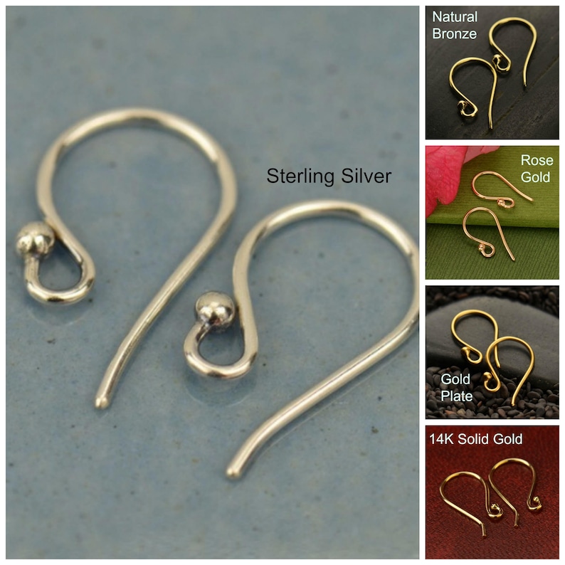 Sterling Silver Earring Findings Silver Earrings Hook Etsy