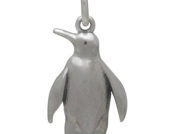 スターリングシルバーのペンギンチャーム、ペンギンジュエリー
