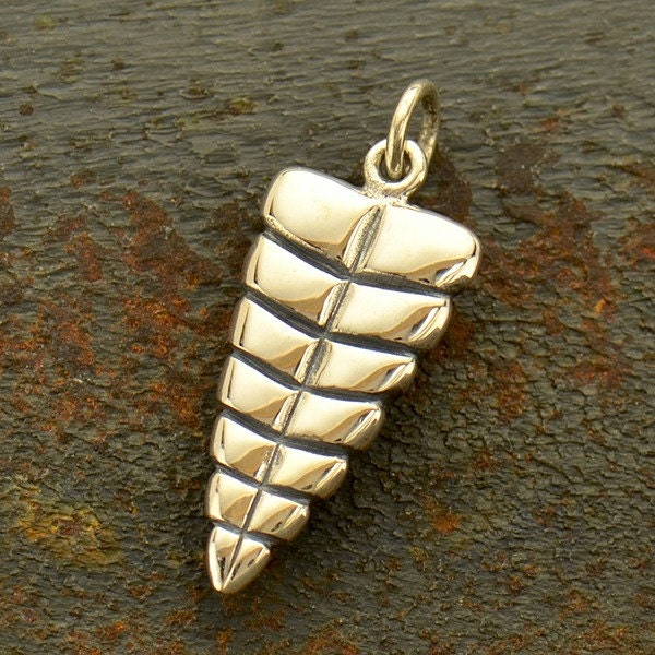 925 Sterling Silver Rattlesnake Flat Charm Made in USA