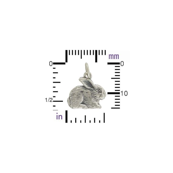 ●Oryany●SCRUNCH Bag/Silver + Rabbit Charm/SET割引 Sterling Silver Bunny Rabbit Charm - Memorial Glass & Jewelry