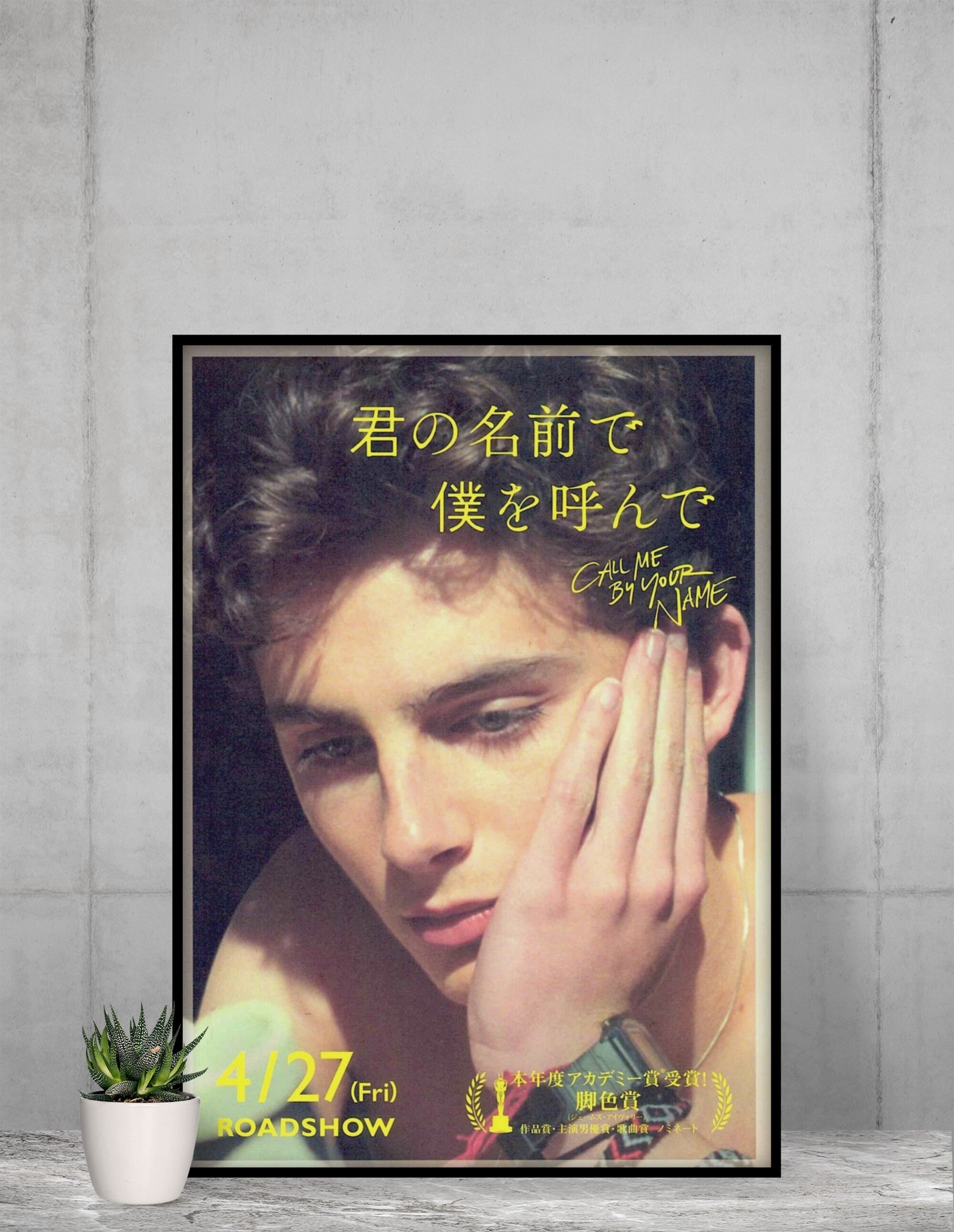 Call Me By Your Name Movie Poster Luca Guadagnino Vintage Etsy