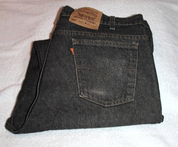 levis 550 black jeans