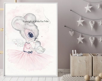 Prints Wall Art, Prints, Watercolor Prints and Pictures, Nursery Print Art, Nursery Wall Art, Wall Art, Whimsical Decor, Whimsical Creatures