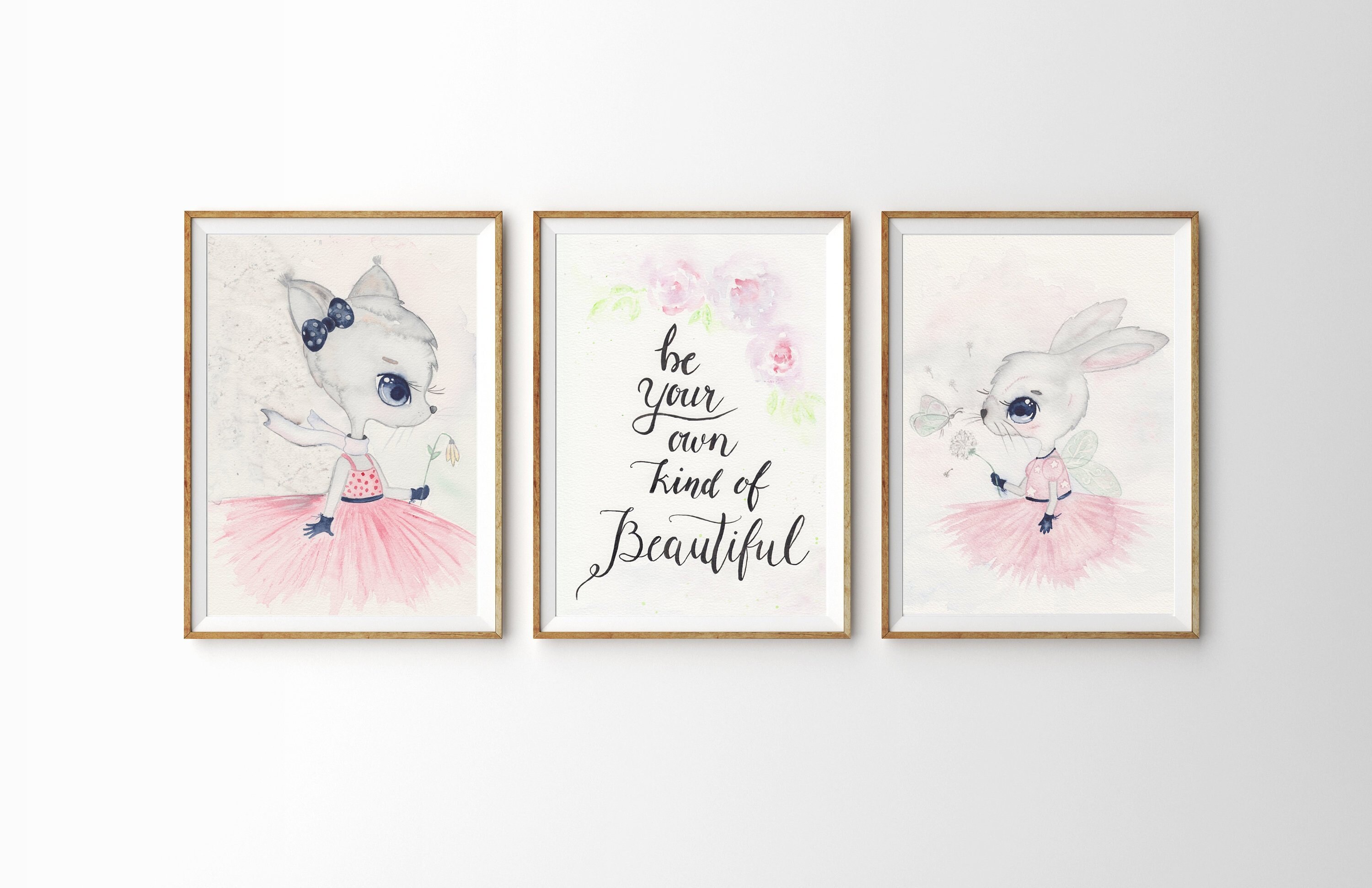 Nursery Print Nursery Wall Art Set of 3 Prints Prints Set Etsy