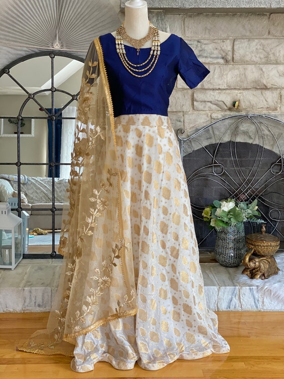 NPLASH FASHION Women's Tissue Semi-stitched Lehenga Choli_(yellow  bindu_Yellow_Free Size) : Amazon.in: Fashion