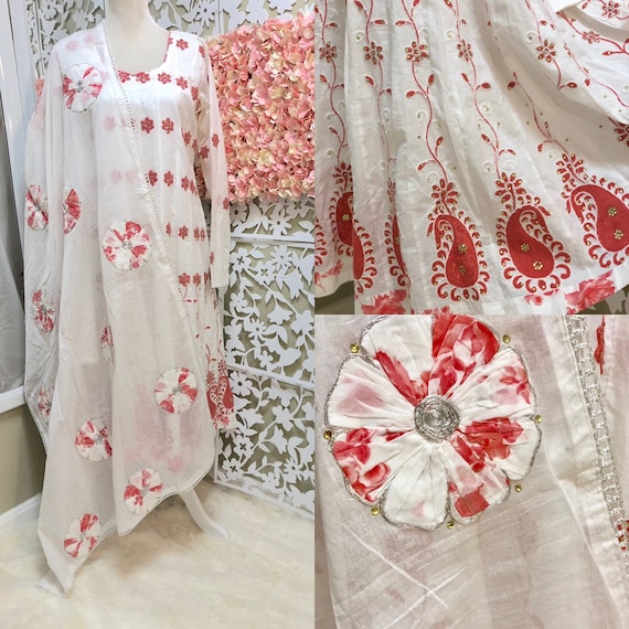 cotton anarkali churidar