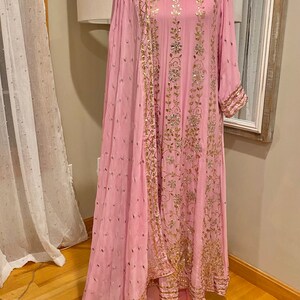 white christmas dresses Mukesh Chunri Magic – Libas by Hania main image 1