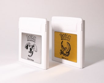 Pegatinas de cartuchos de Gameboy grabadas con láser