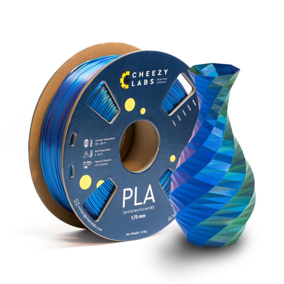 Cheezylabs Silk Multi-extrusion PLA 3D Printer Filament 1kg 