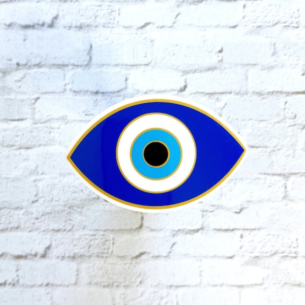 Evil Eye Sticker | Vinyl Sticker | Weather Proof Sticker | Eye Sticker | Diecut Stickers  |  Aesthetic Stickers