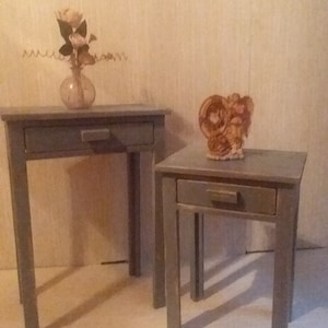 Rustic Wooden Nesting Tables