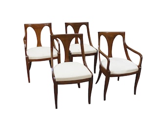 1980s Vintage Kindel Empire Dining Chairs - Set of 2 armchairs