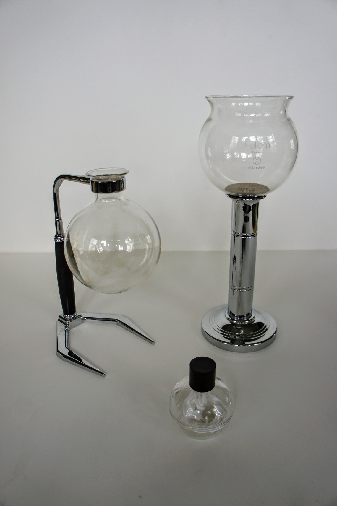 Vintage Hellem Six Cup Vacuum Coffee Brewer With All Accessories Etsy