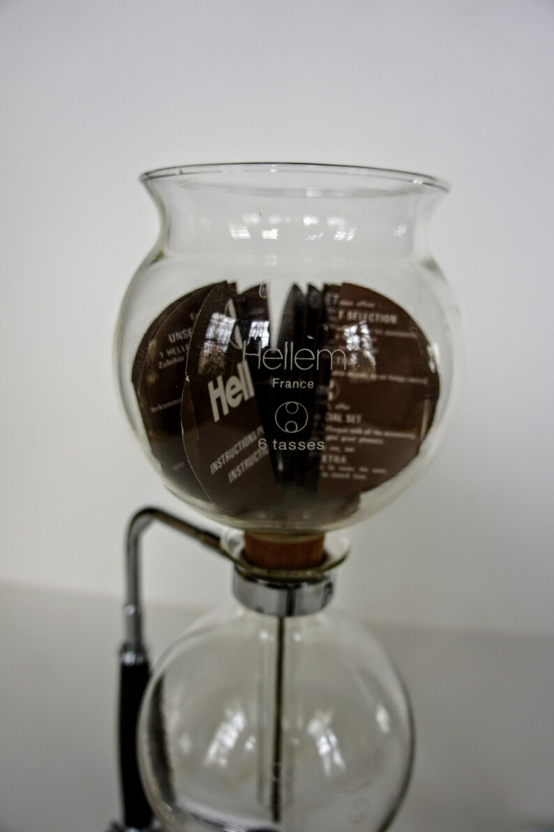 Vintage Hellem Six Cup Vacuum Coffee Brewer With All Accessories Etsy