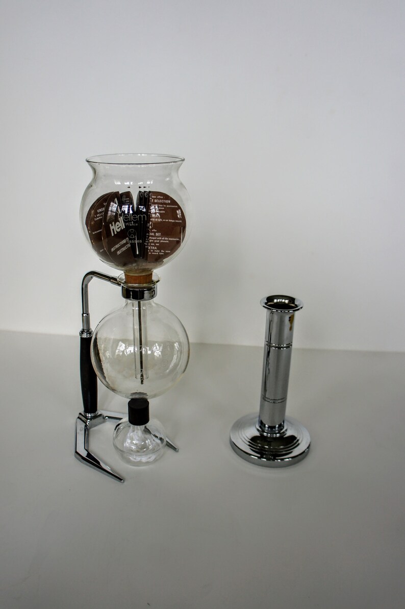 Vintage Hellem Six Cup Vacuum Coffee Brewer With All Accessories Etsy