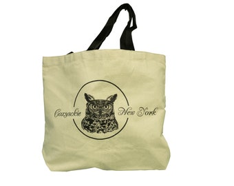 Coxsackie New York Owl Tote Bags