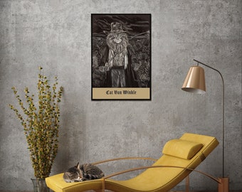 Cat Van Winkle Poster