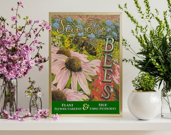 Save The Bees Poster