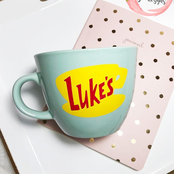 Luke's- Luke's Diner- Luke- Luke Cup- Personalized Mug- Coffee Mug- Luke's Diner Cup- Mug- Gilmore Mug- Fun Mug- Gift- Gilmore Girls- Lukes