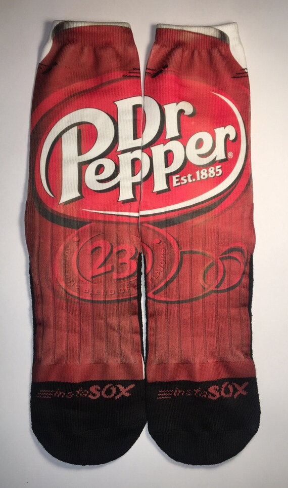 Dr. Pepper Can socks Etsy