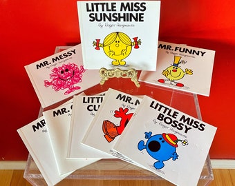 BONUS GIFT STATIONERY SET UNUSED RARE MR MEN VTG 3 x NOTE BOOKS