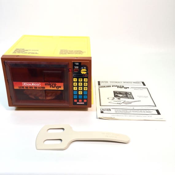 Vintage Yellow Easy Bake Oven COLECO MICRO RANGE Bake Etsy