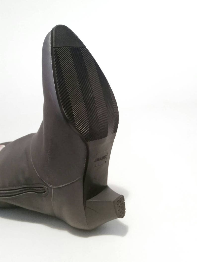 Vintage Winter Fall Ankle Boots Light Purple Grey Ladies Natrualizer Heels Country Dance Church Pin-up Outfit