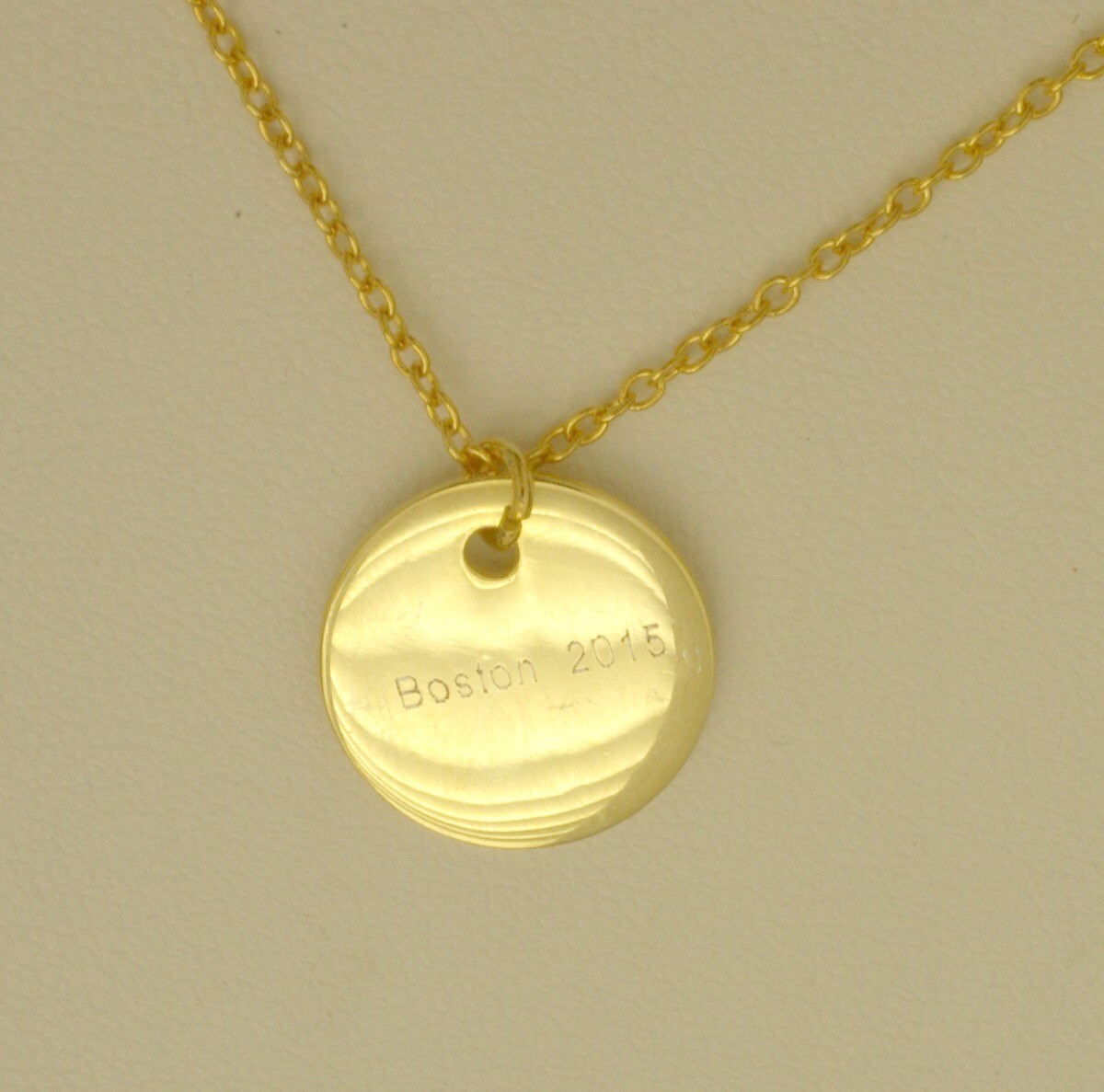 Marathon Necklace Sterling Silver Gold Vermeil Running Etsy Canada