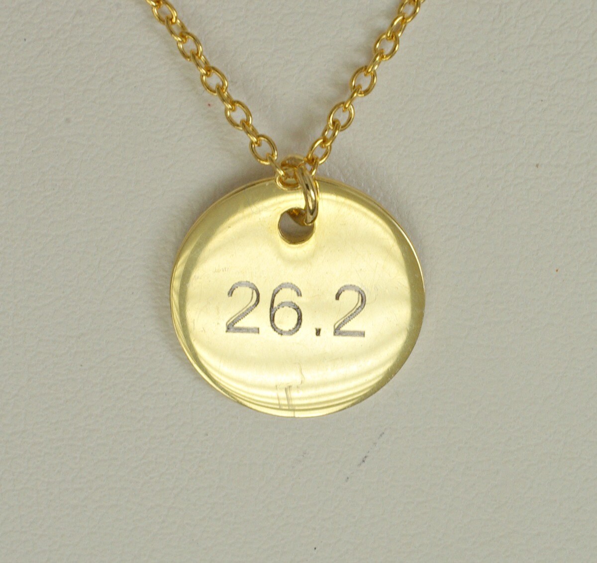 Marathon Necklace Sterling Silver Gold Vermeil Running Etsy Canada