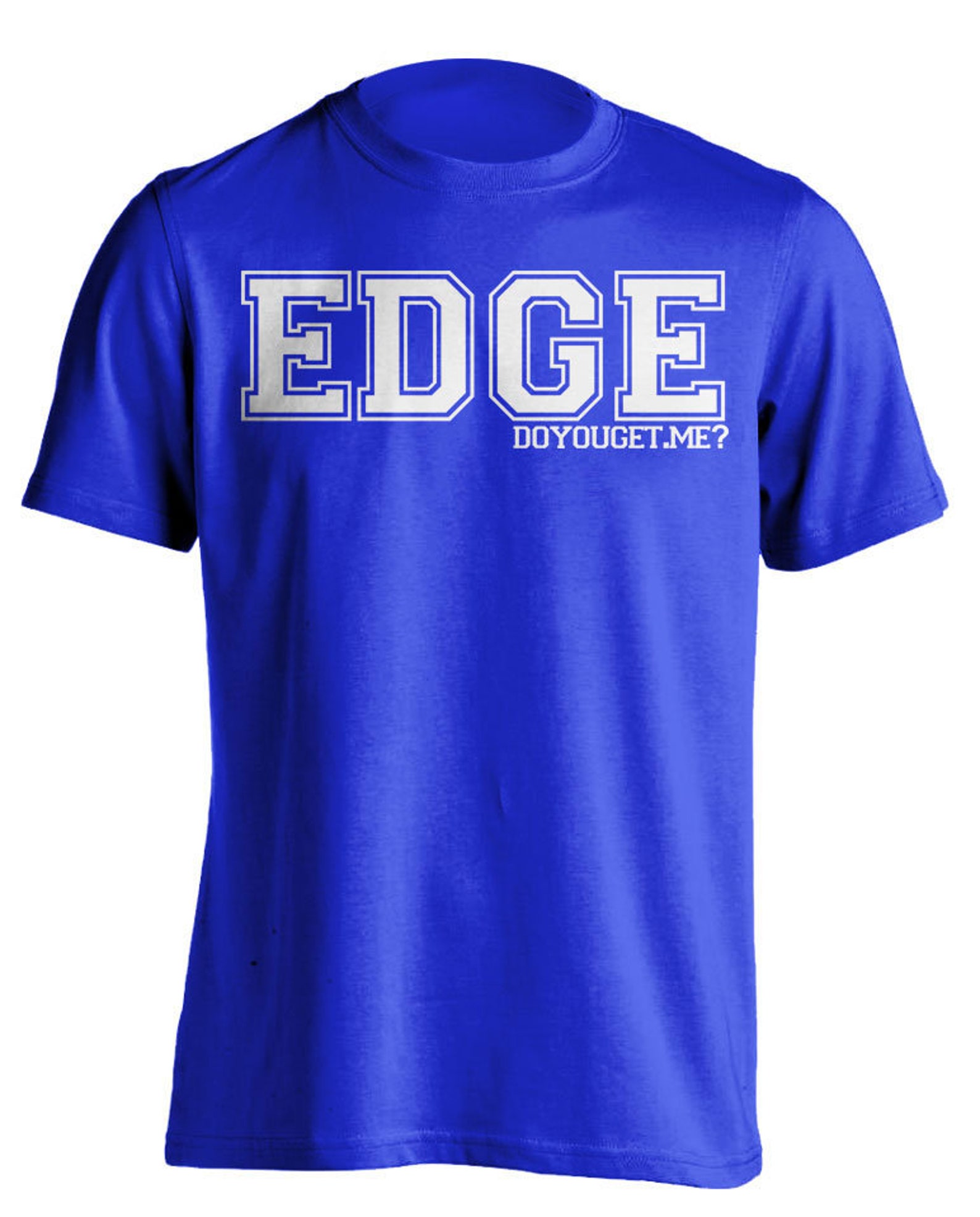 EDGE Front Only Straight Edge Shirt Doyouget.me Etsy