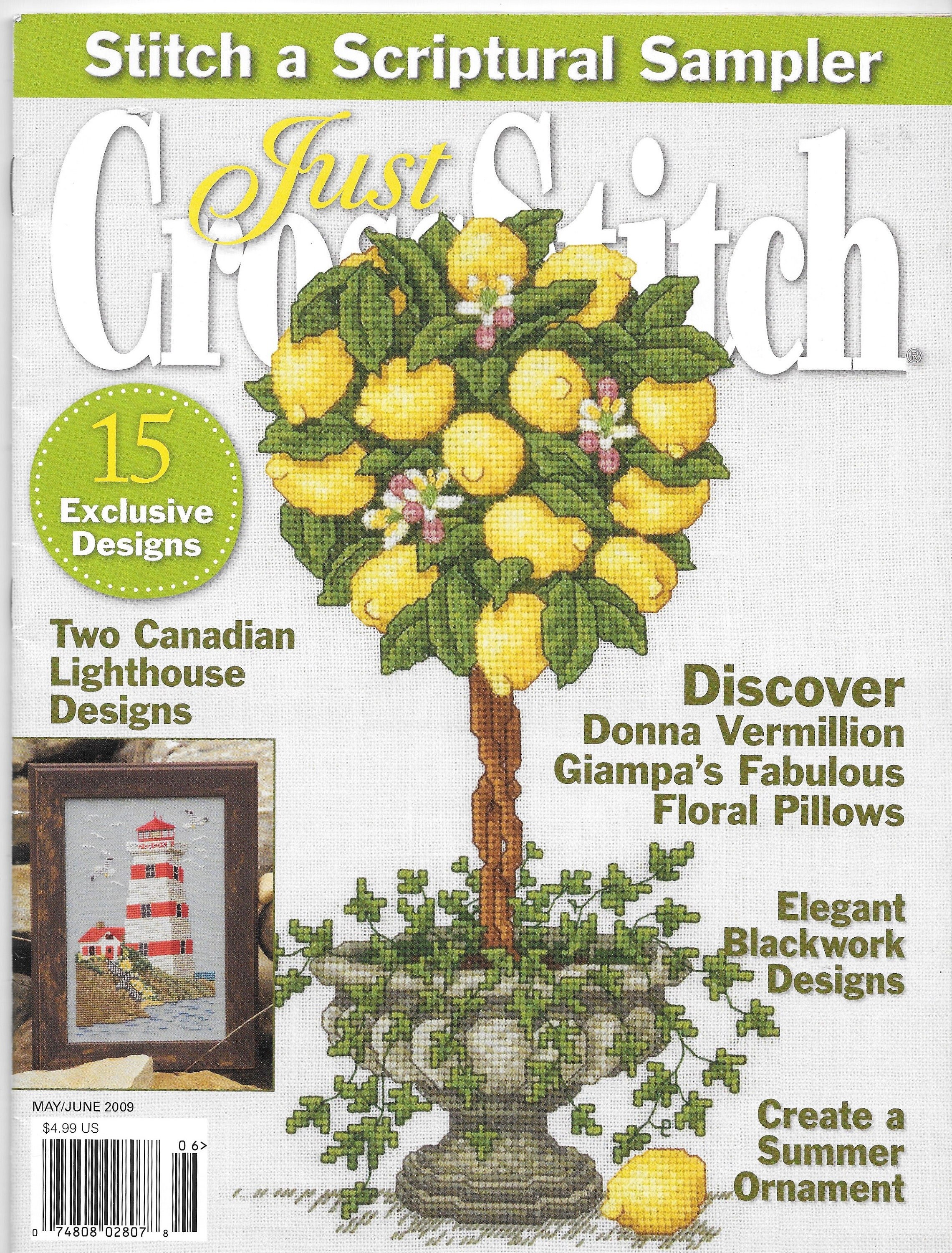 Just Cross Stitch Magazine June 2017 Issue Oop New - Yahoo Shopping