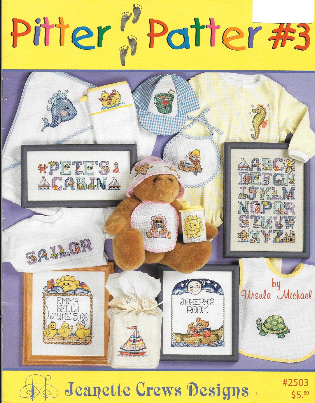 Pitter Patter Book 3 by Crews Designs 2503 Cross Etsy