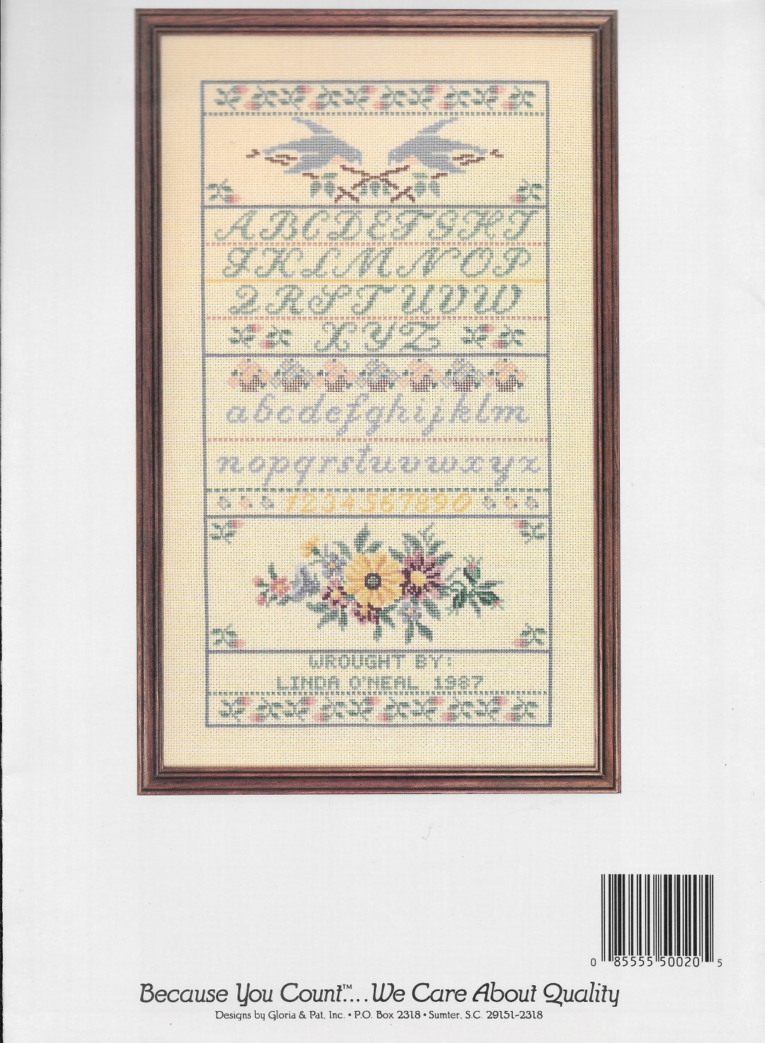 A Sampler of Love by Gloria & Pat Cross Stitch Pattern Etsy