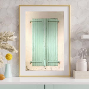 French Fields: Green Shutters